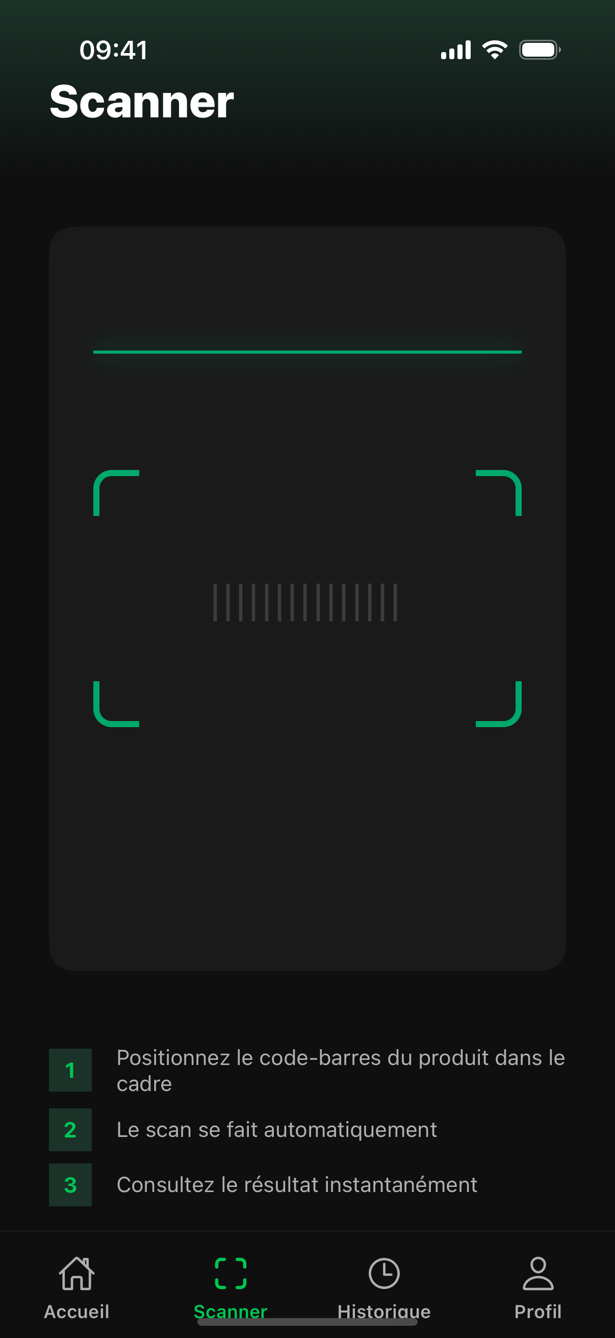 Scanner de code-barres Foodproof